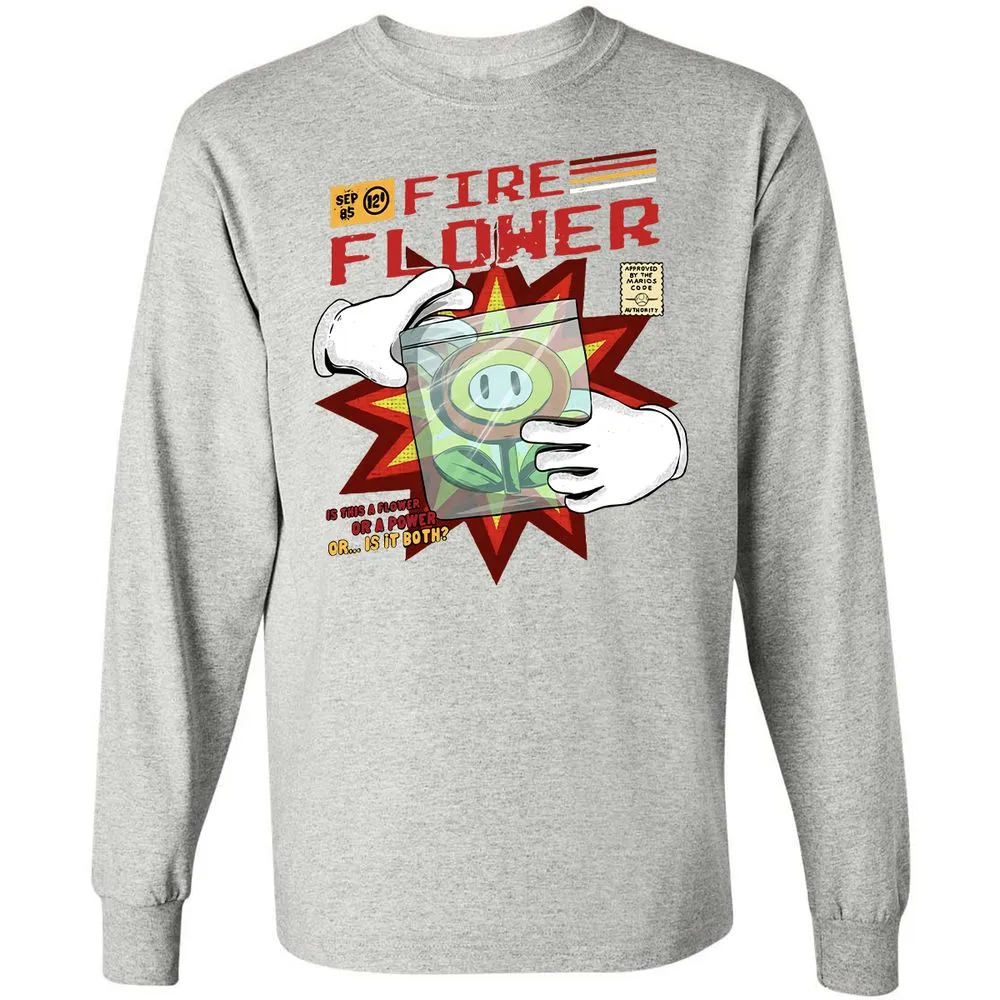 Long Sleeve T-Shirt - ANVK3B6Z - Ash - 7