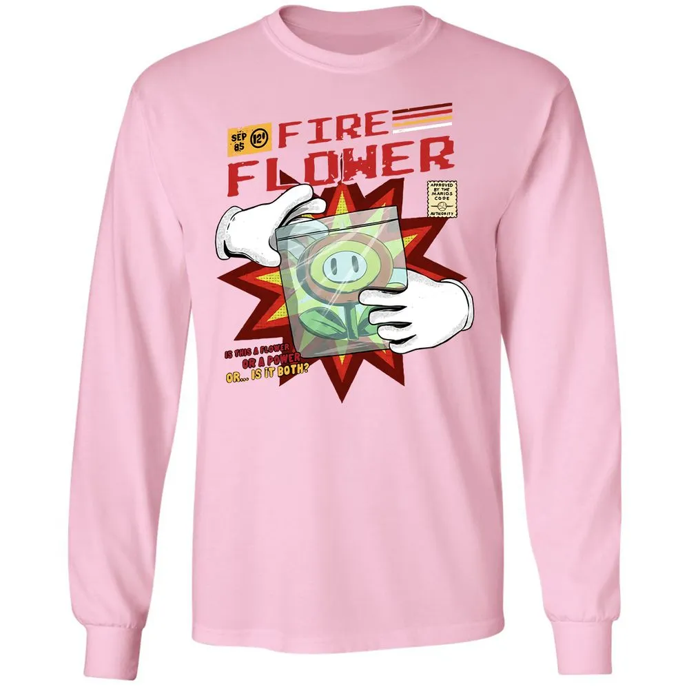 Long Sleeve T-Shirt - ANVK3B6Z - Light Pink - 3