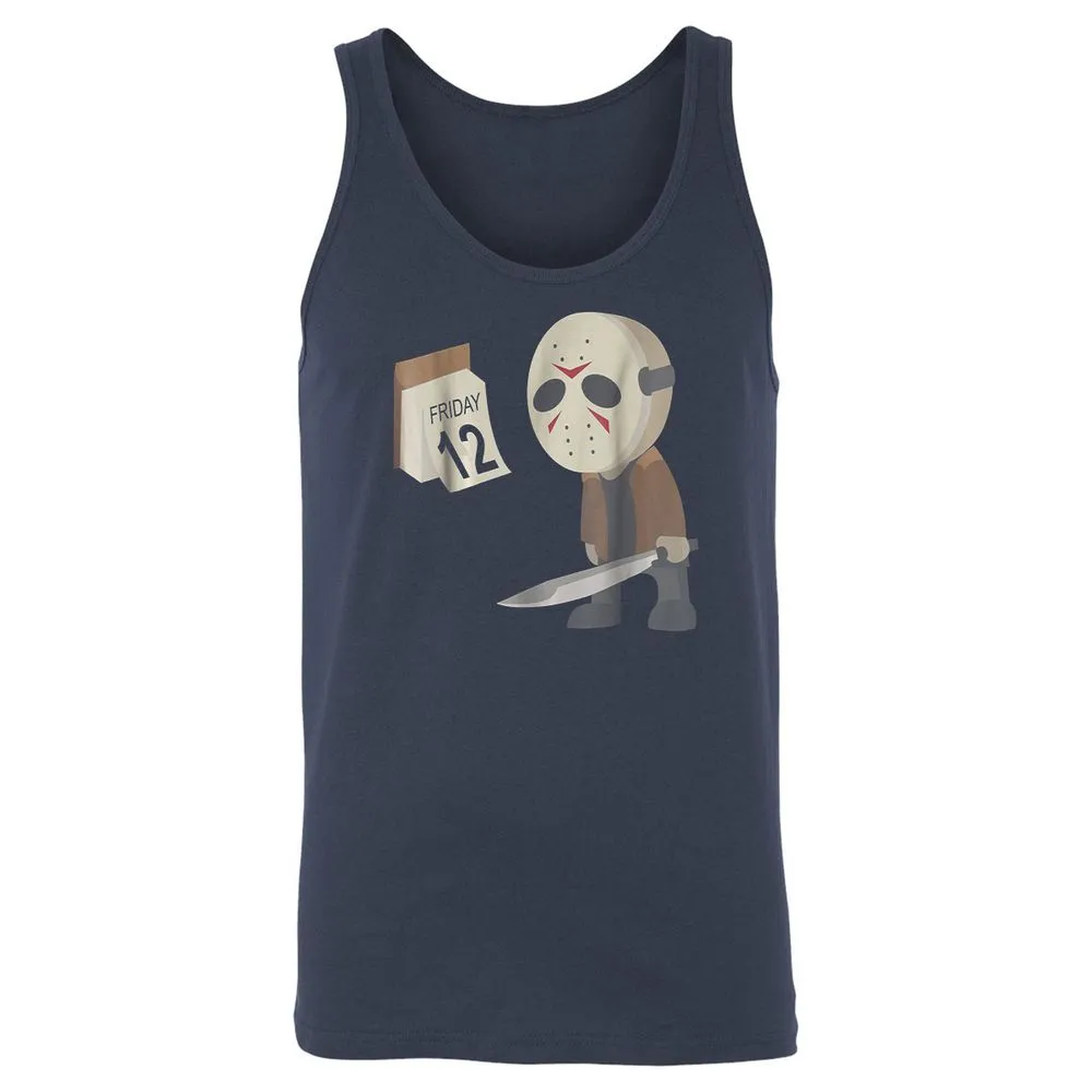 Unisex Jersey Tank - H5XMV5MV - Navy - 2