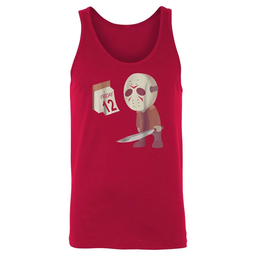 Unisex Jersey Tank - H5XMV5MV - Red - 11