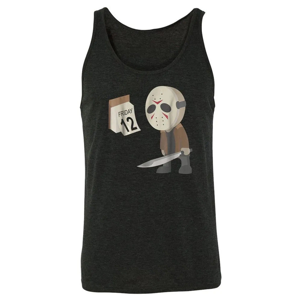 Unisex Jersey Tank - H5XMV5MV - Charcoal Black Triblend - 5