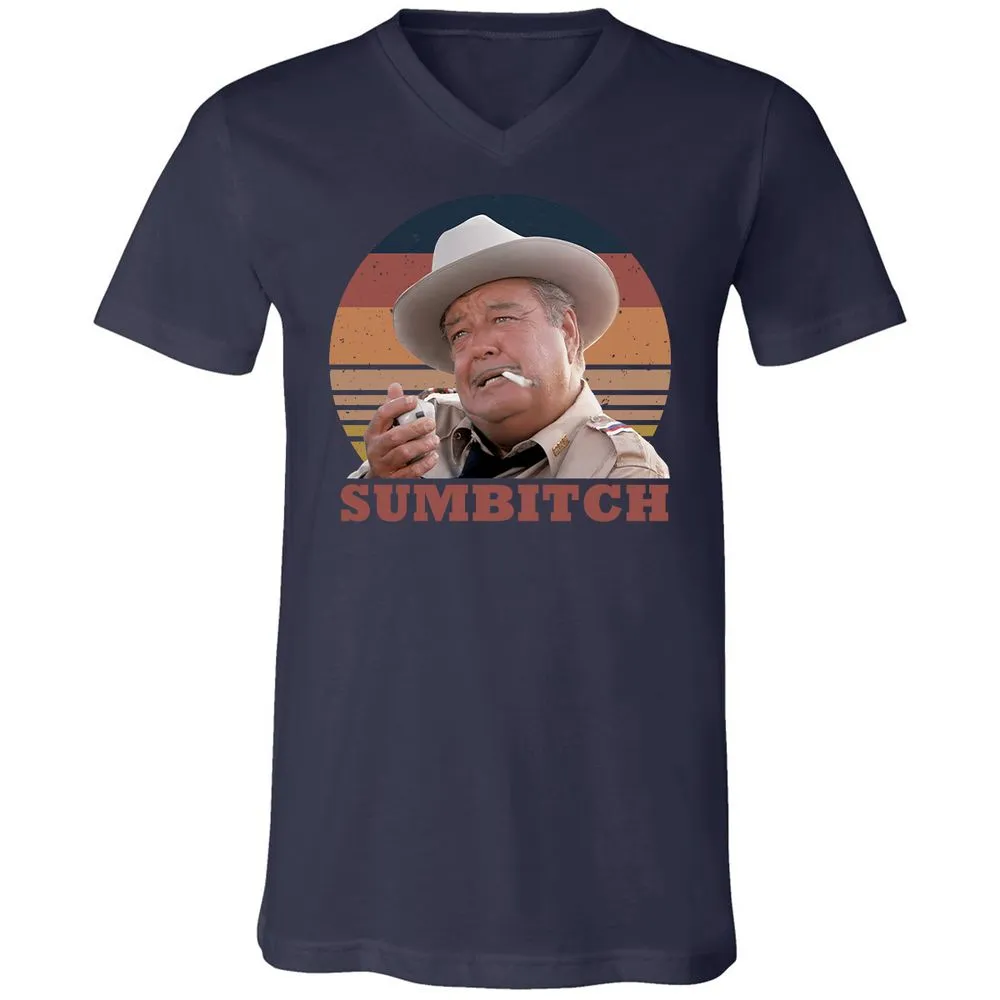 Unisex V-Neck T-Shirt - WM6SPV9Y - Navy - 2