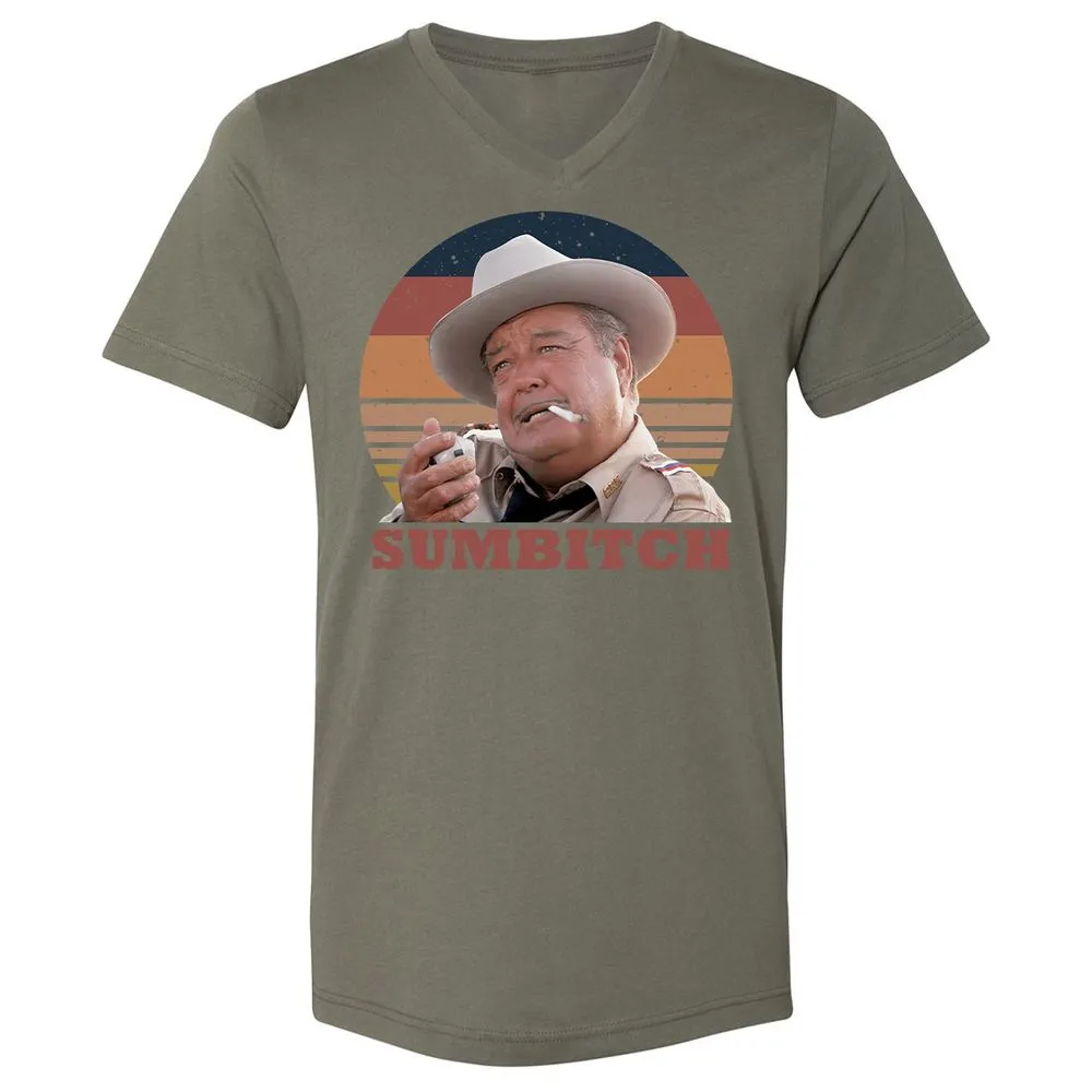 Unisex V-Neck T-Shirt - WM6SPV9Y - Military Green - 10