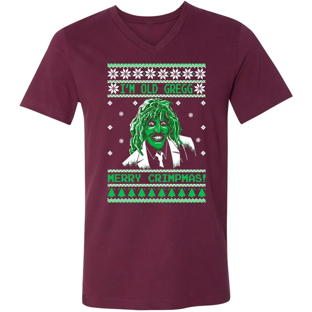 Unisex V-Neck T-Shirt - 9AKW1FDB - Maroon - 6