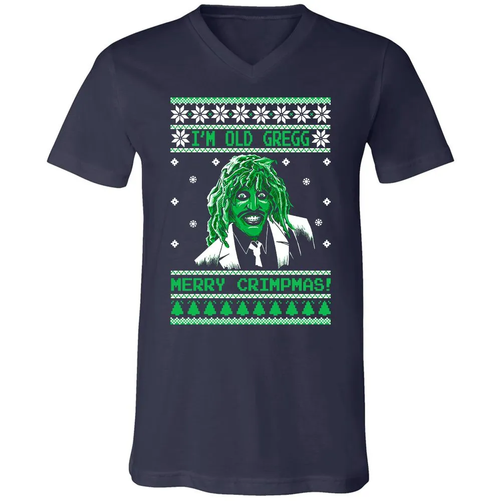 Unisex V-Neck T-Shirt - 9AKW1FDB - Navy - 2