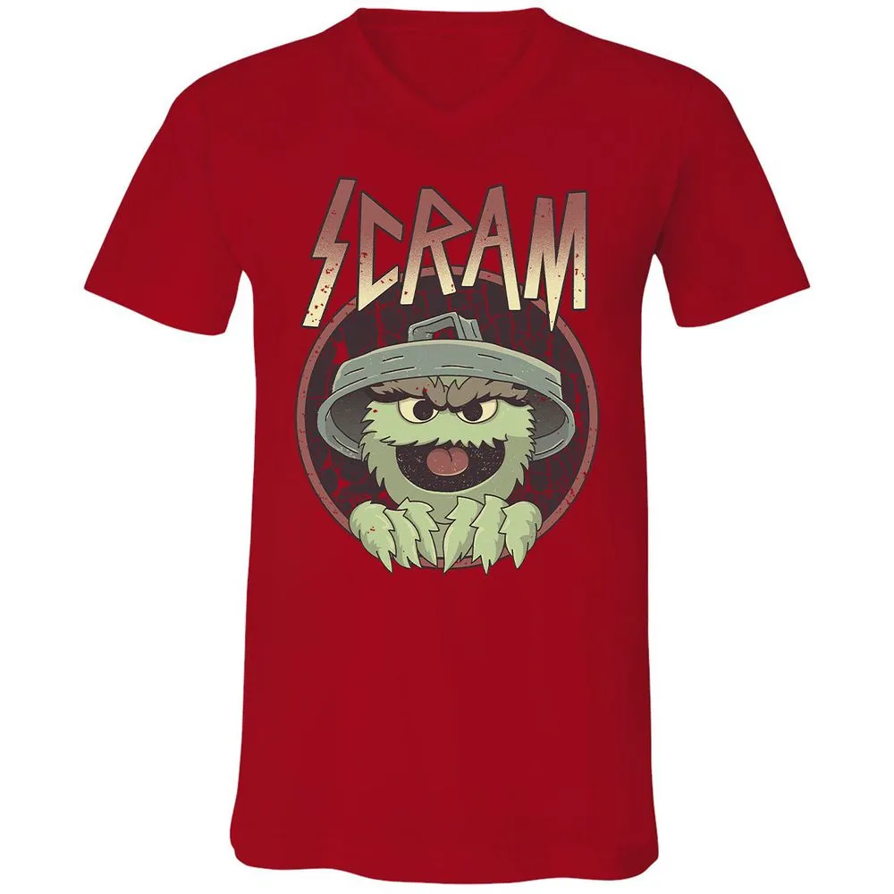 Unisex V-Neck T-Shirt - 6NJ5Y3P1 - Red - 3