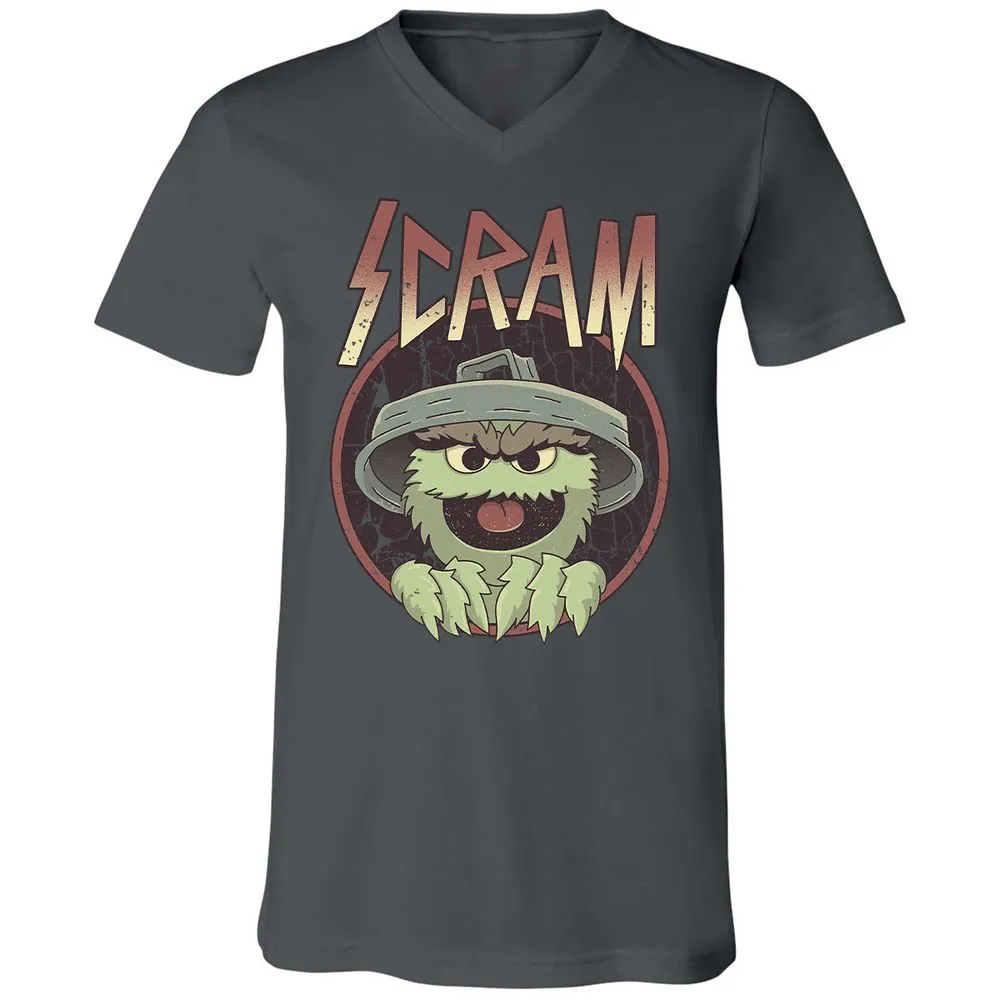 Unisex V-Neck T-Shirt - 6NJ5Y3P1 - Asphalt - 12