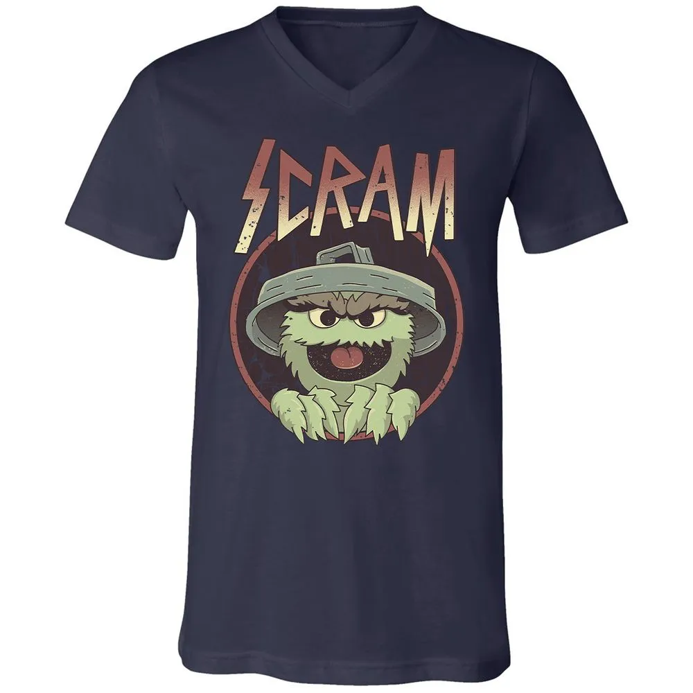 Unisex V-Neck T-Shirt - 6NJ5Y3P1 - Navy - 2