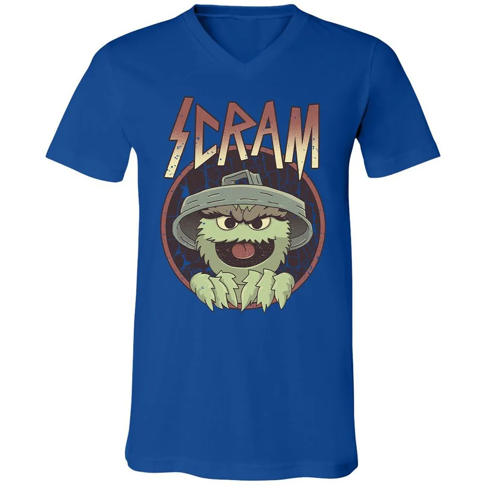 Unisex V-Neck T-Shirt - 6NJ5Y3P1 - True Royal - 4