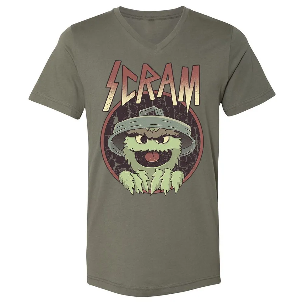 Unisex V-Neck T-Shirt - 6NJ5Y3P1 - Military Green - 10