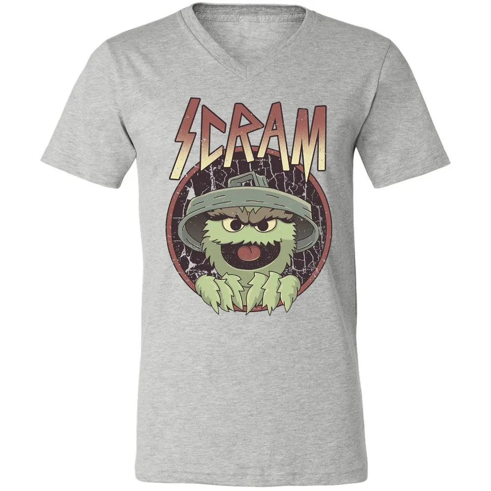 Unisex V-Neck T-Shirt - 6NJ5Y3P1 - Athletic Heather - 7