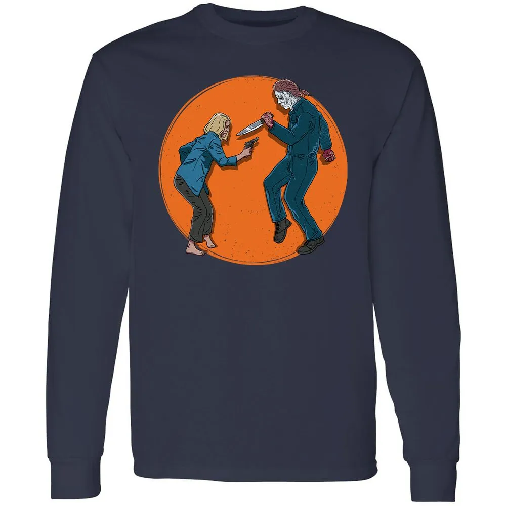 Long Sleeve T-Shirt - EHH8PYJQ - Navy - 2
