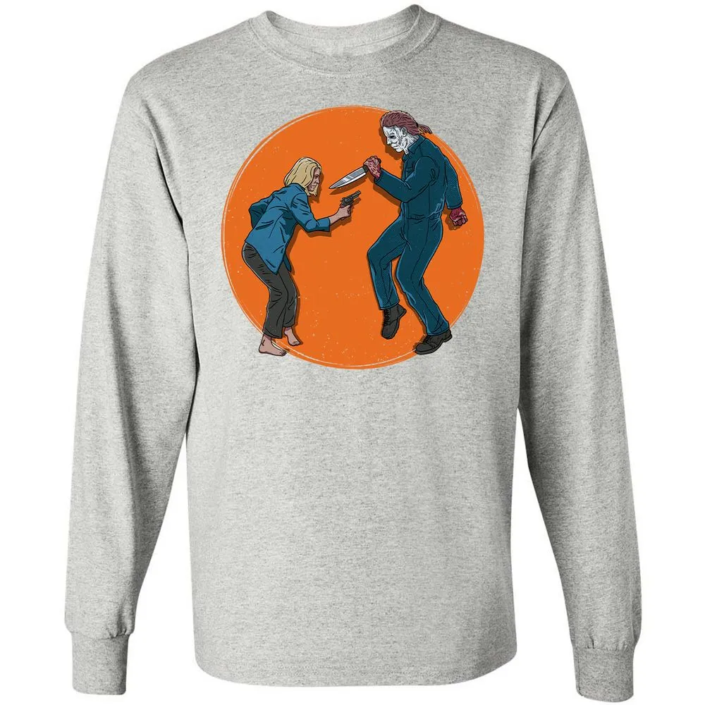 Long Sleeve T-Shirt - EHH8PYJQ - Ash - 7