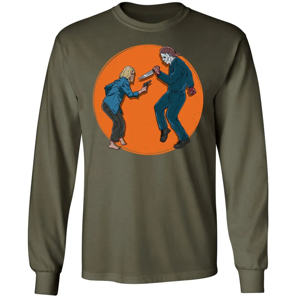 Long Sleeve T-Shirt - EHH8PYJQ - Military Green - 16