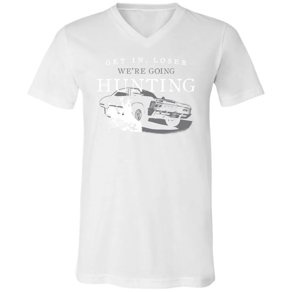 Unisex V-Neck T-Shirt - ZN4M87M7 - White - 5