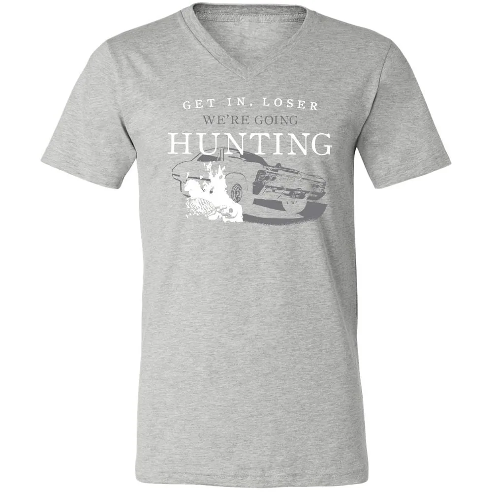 Unisex V-Neck T-Shirt - ZN4M87M7 - Athletic Heather - 7