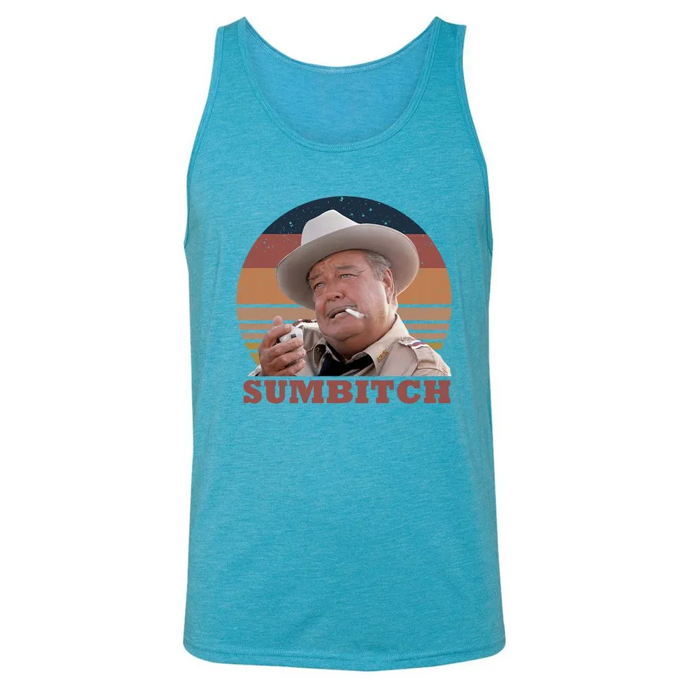 Unisex Jersey Tank - E7GZVU9D - Aqua Triblend - 3
