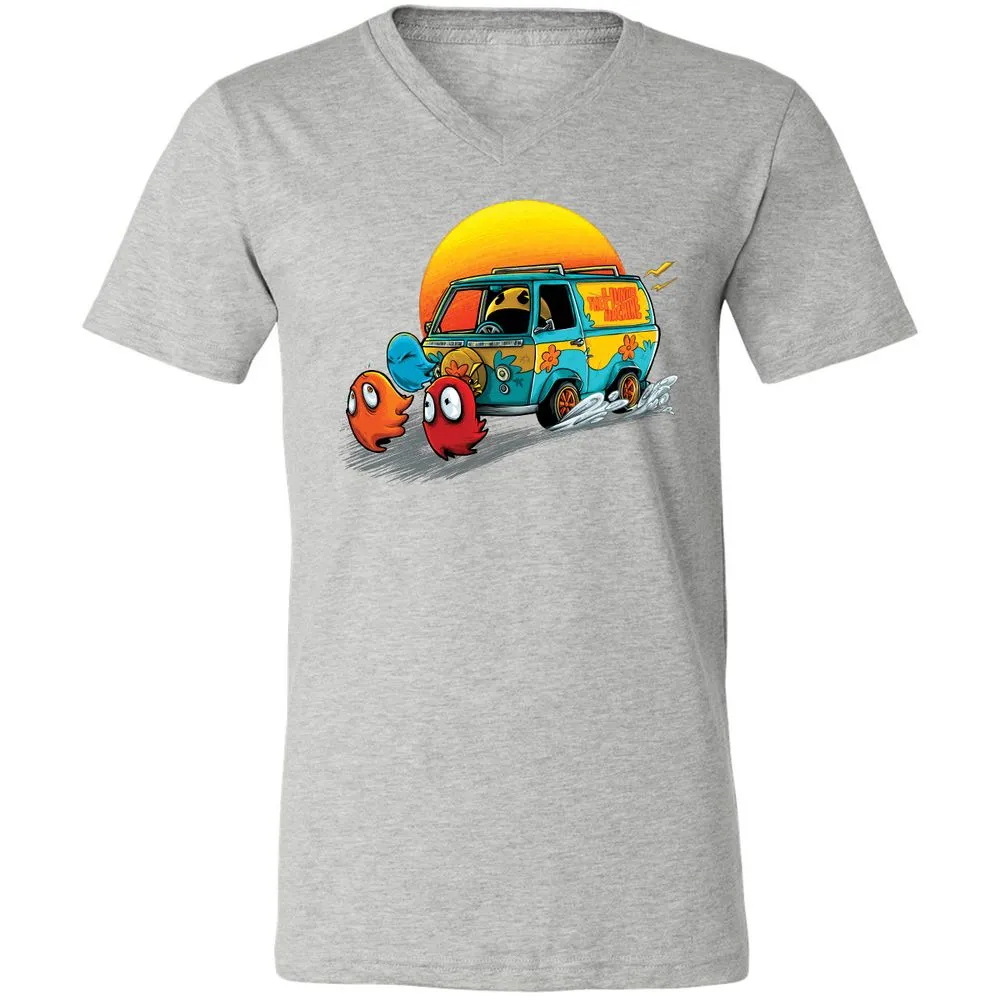 Unisex V-Neck T-Shirt - YPDMZD8W - Athletic Heather - 7