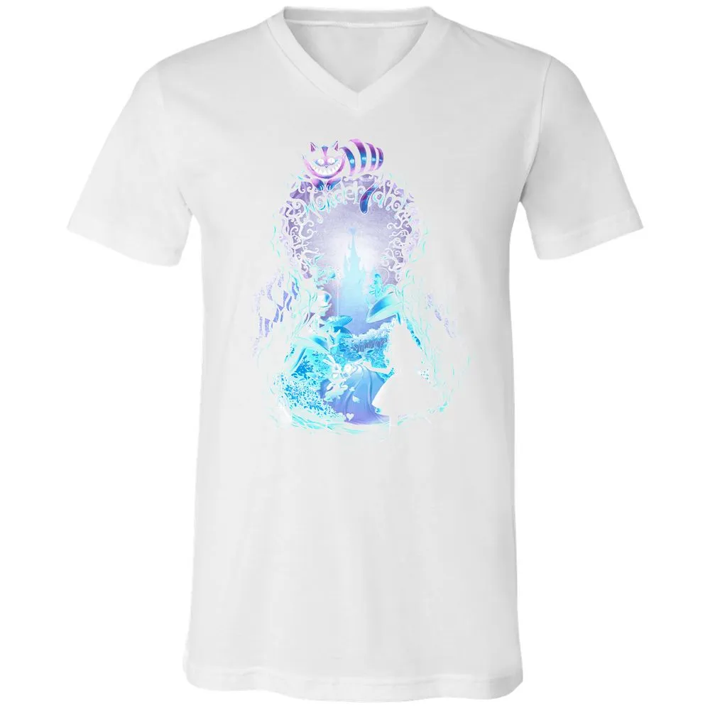 Unisex V-Neck T-Shirt - 91VVDS51 - White - 5