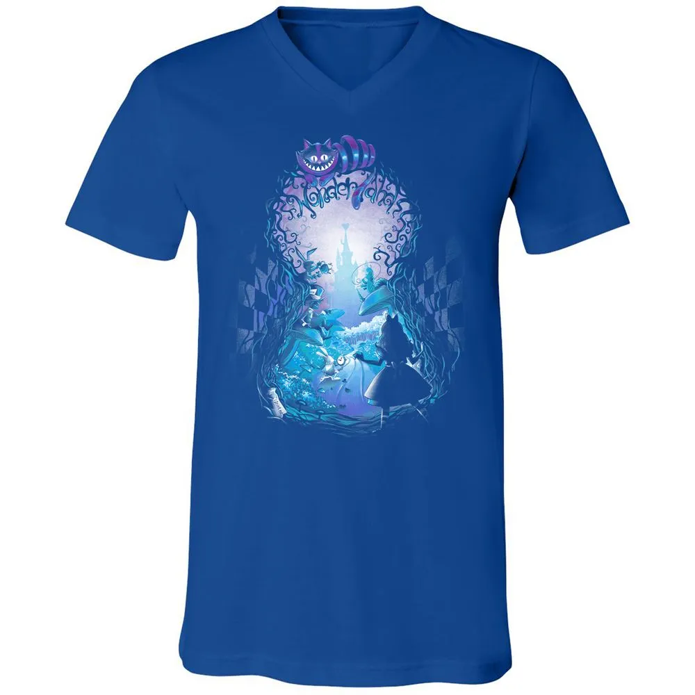 Unisex V-Neck T-Shirt - 91VVDS51 - True Royal - 4