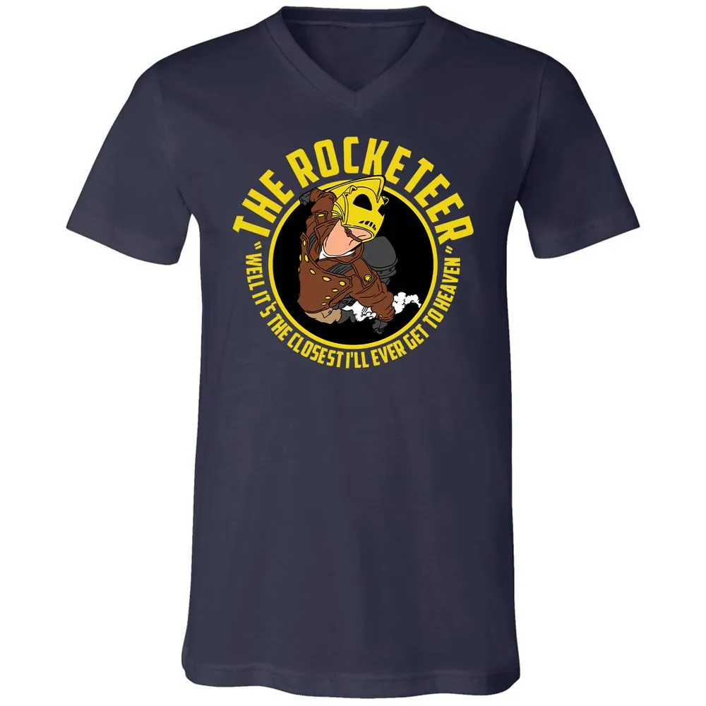 Unisex V-Neck T-Shirt - BMMABNLX - Navy - 2