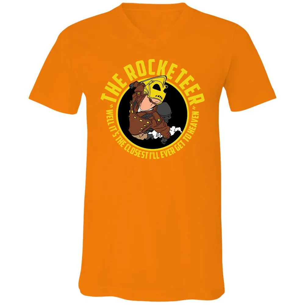 Unisex V-Neck T-Shirt - BMMABNLX - Orange - 11