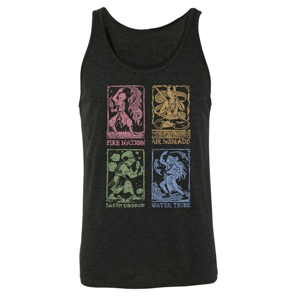 Unisex Jersey Tank - 8VW4ZFCU - Charcoal Black Triblend - 5