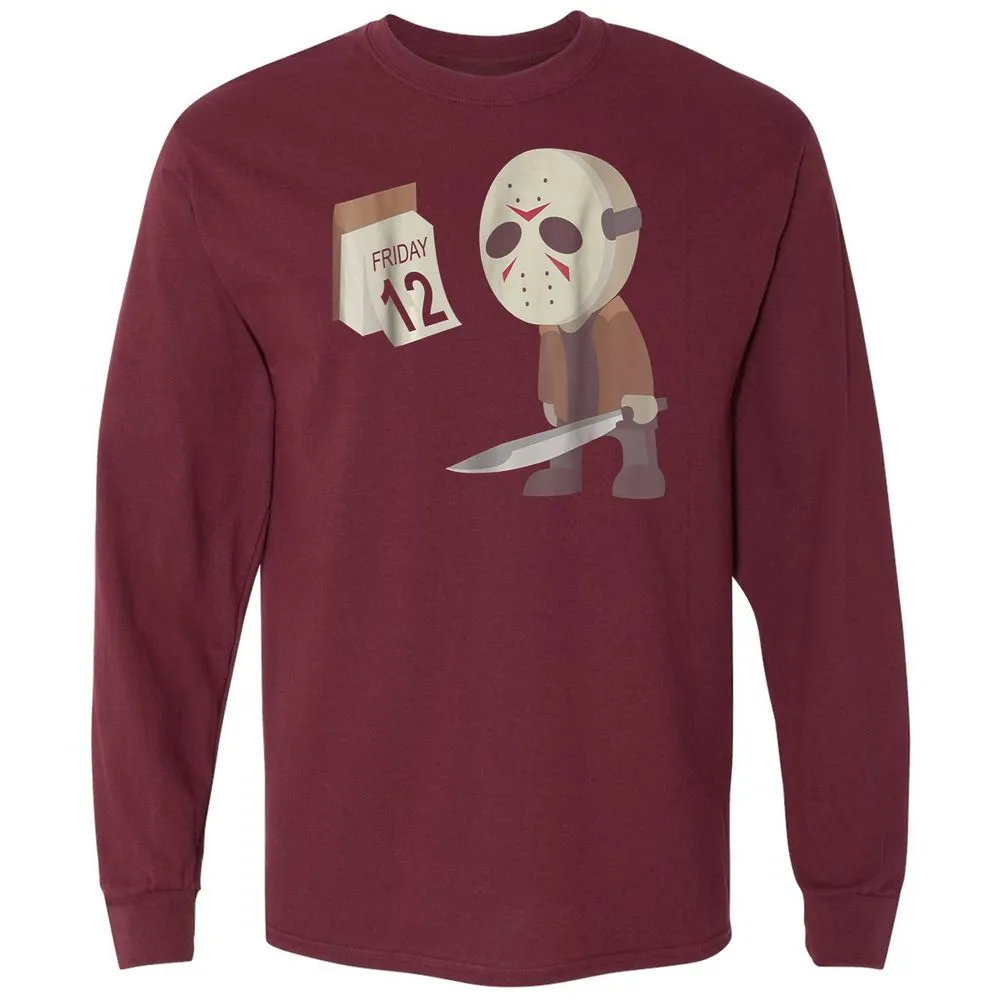 Long Sleeve T-Shirt - 81MVWXVT - Maroon - 11