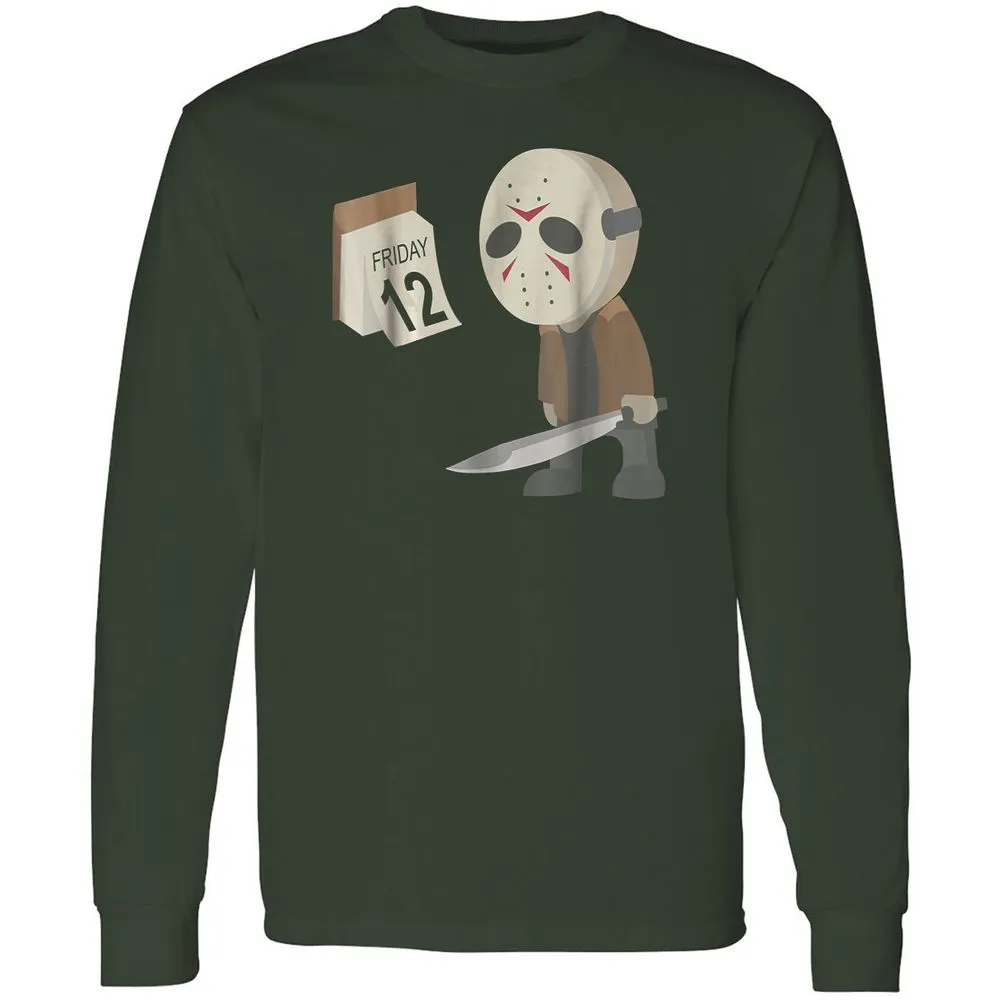 Long Sleeve T-Shirt - 81MVWXVT - Forest Green - 4
