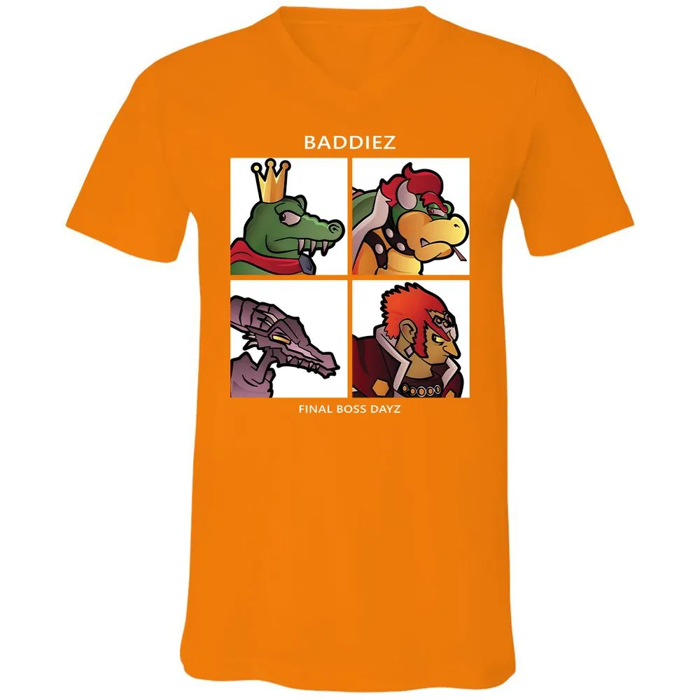 Unisex V-Neck T-Shirt - CYHCPR1G - Orange - 11