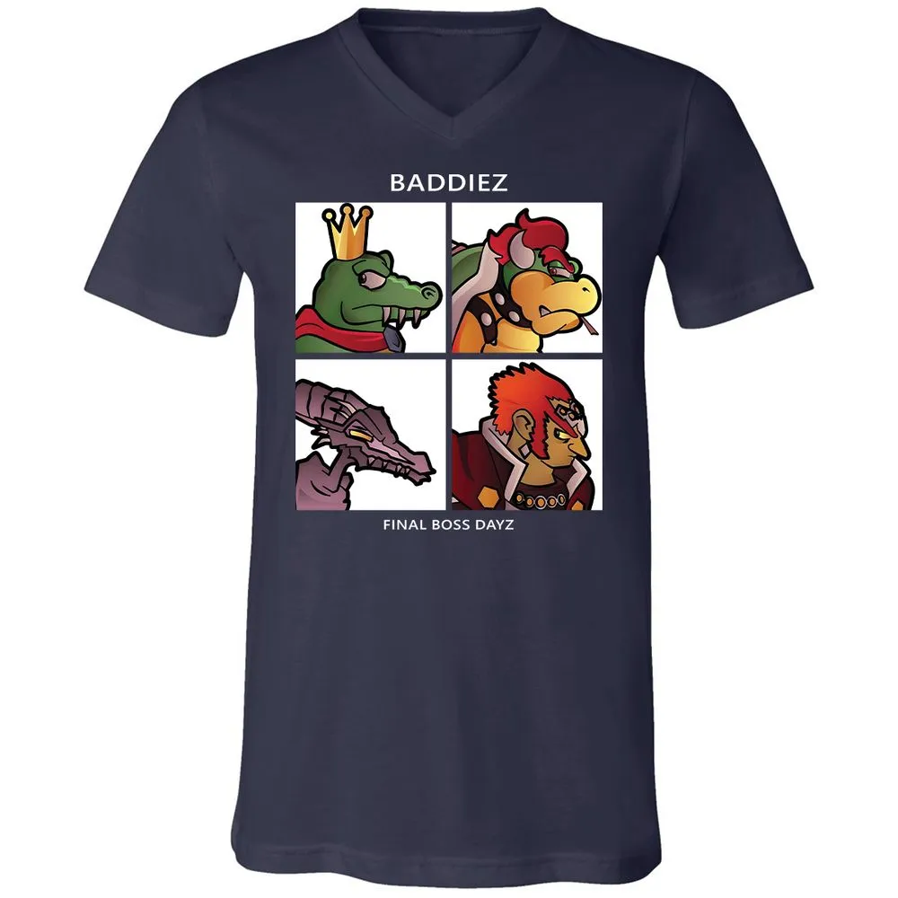 Unisex V-Neck T-Shirt - CYHCPR1G - Navy - 2