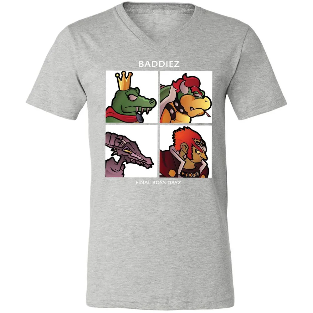 Unisex V-Neck T-Shirt - CYHCPR1G - Athletic Heather - 7