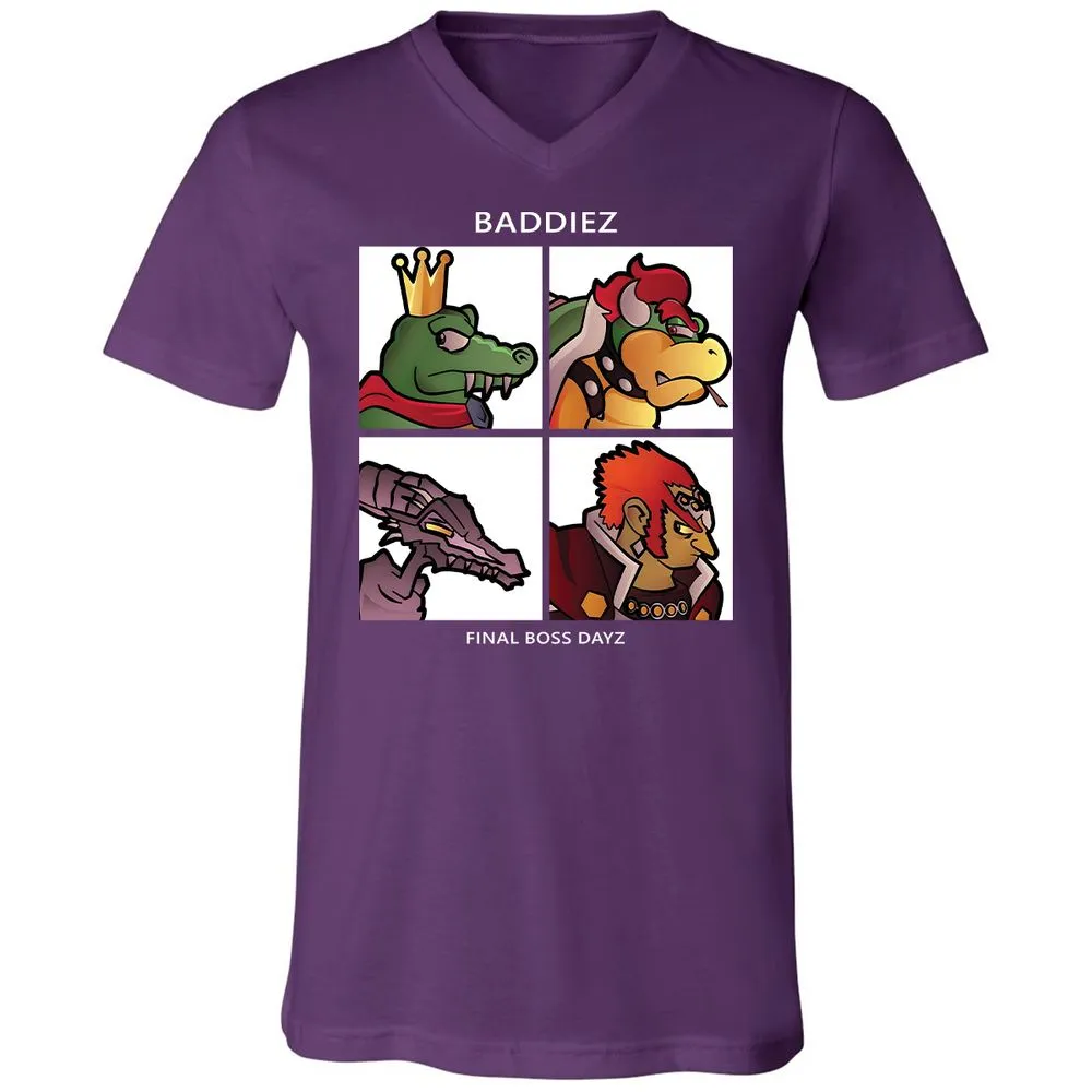 Unisex V-Neck T-Shirt - CYHCPR1G - Team Purple - 9