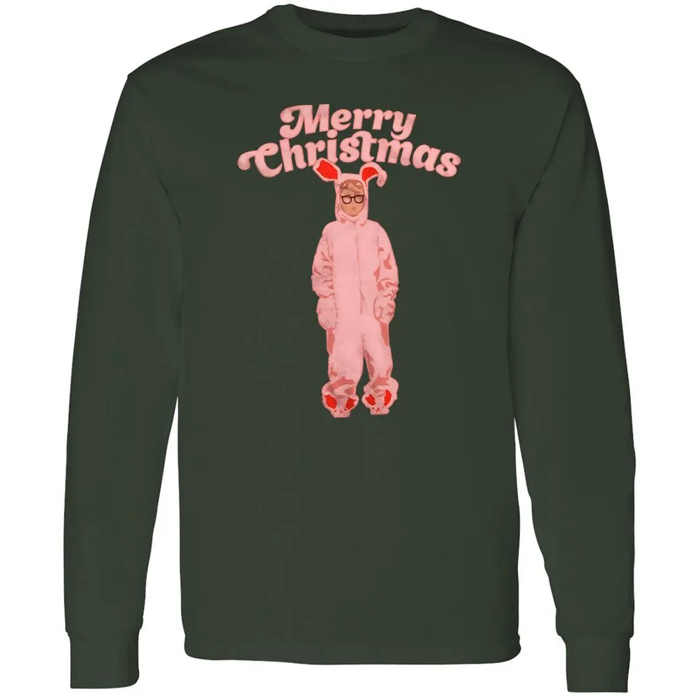 Long Sleeve T-Shirt - 73Q3SBZD - Forest Green - 4