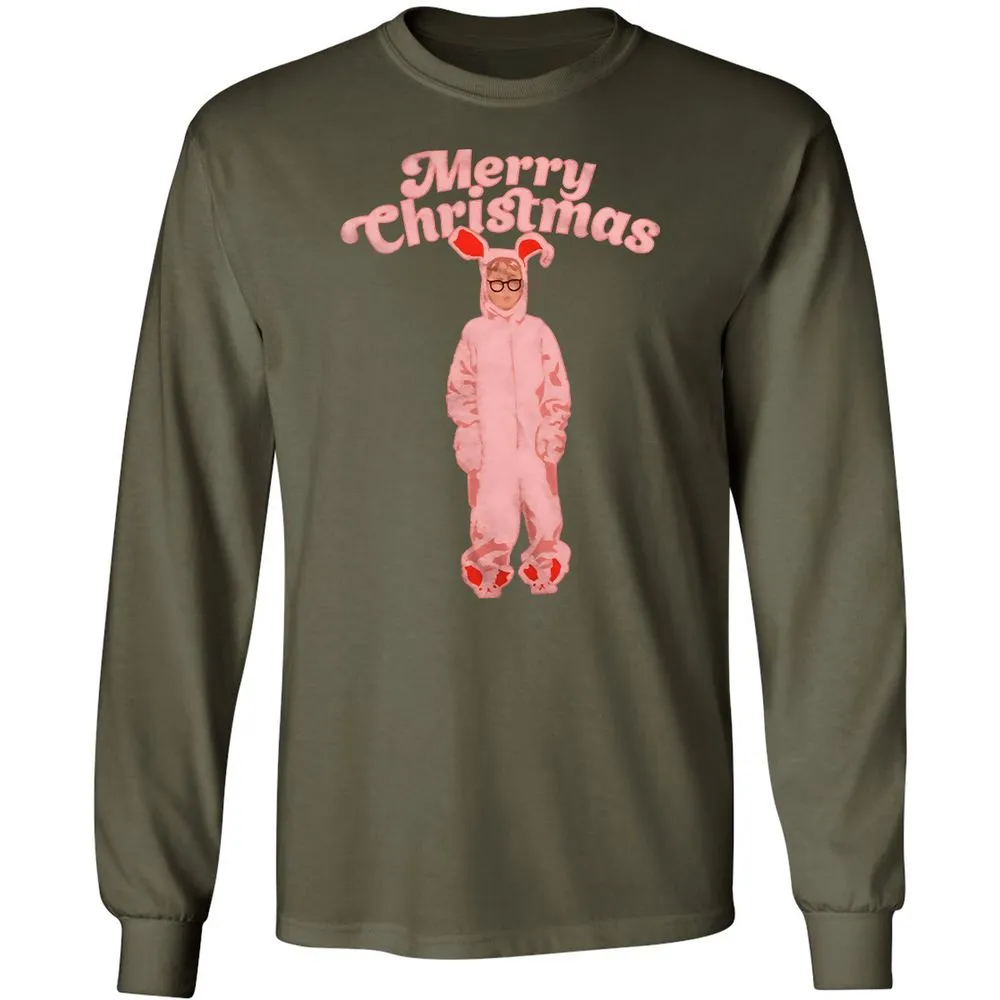 Long Sleeve T-Shirt - 73Q3SBZD - Military Green - 16
