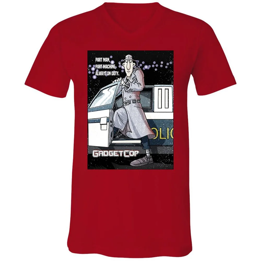 Unisex V-Neck T-Shirt - EZ5QH26A - Red - 3