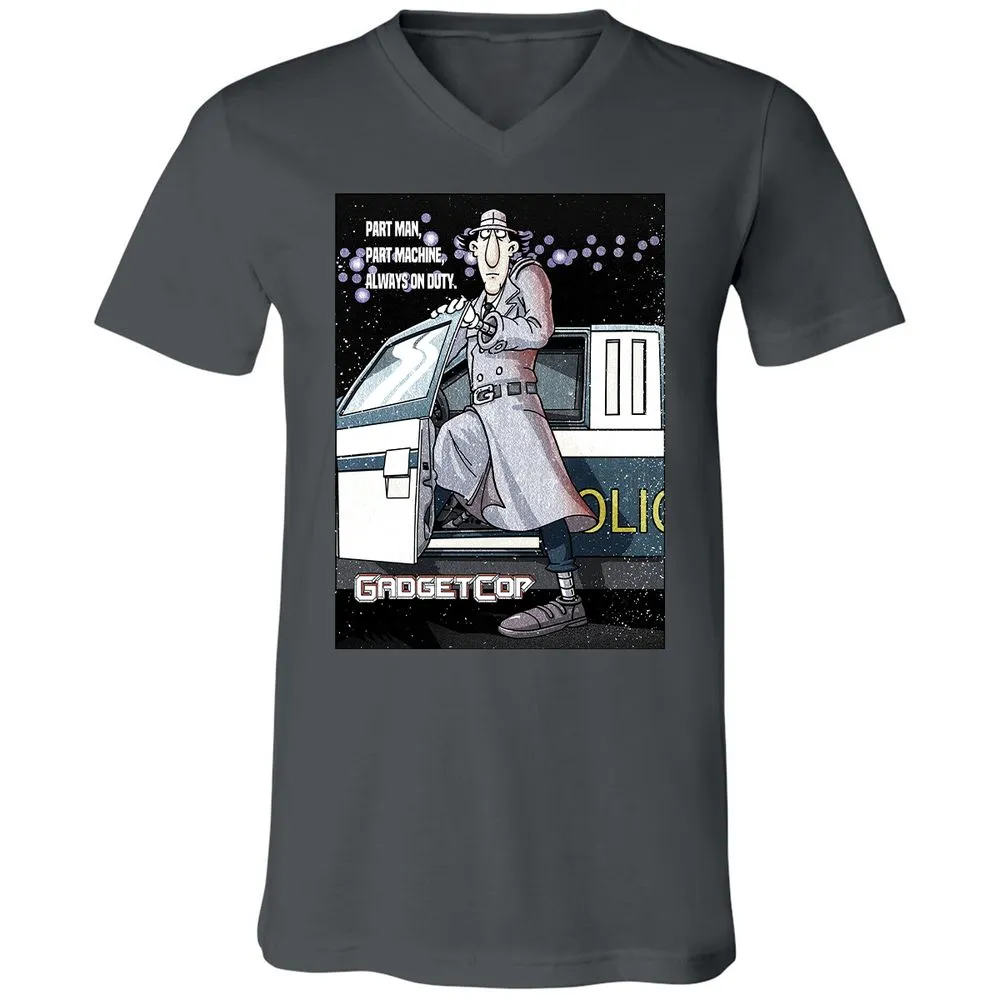 Unisex V-Neck T-Shirt - EZ5QH26A - Asphalt - 12