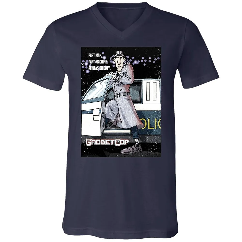 Unisex V-Neck T-Shirt - EZ5QH26A - Navy - 2