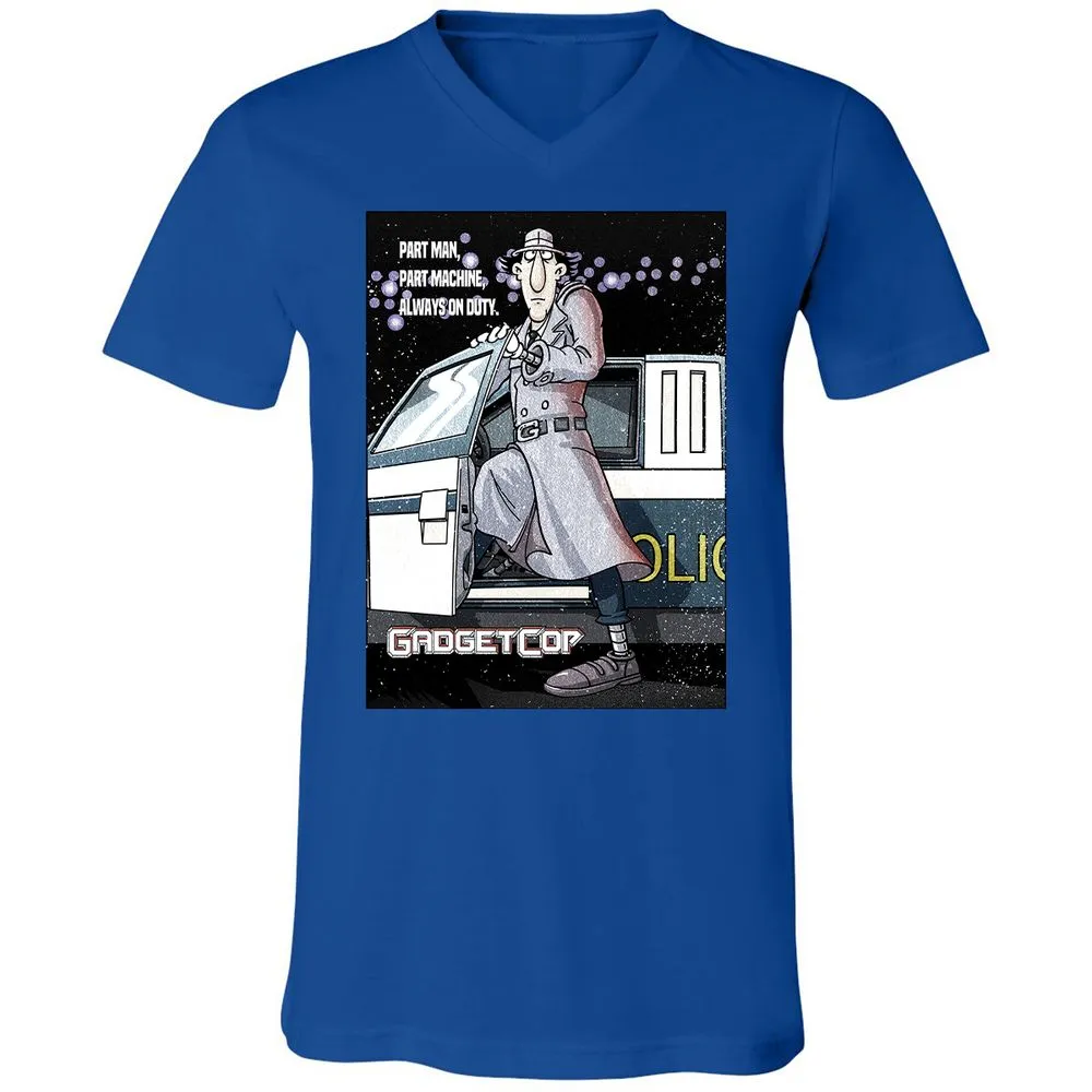Unisex V-Neck T-Shirt - EZ5QH26A - True Royal - 4