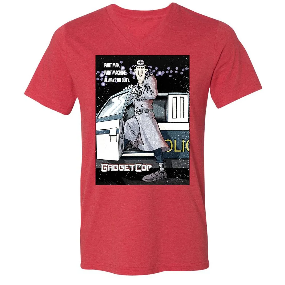 Unisex V-Neck T-Shirt - EZ5QH26A - Heather Red - 16