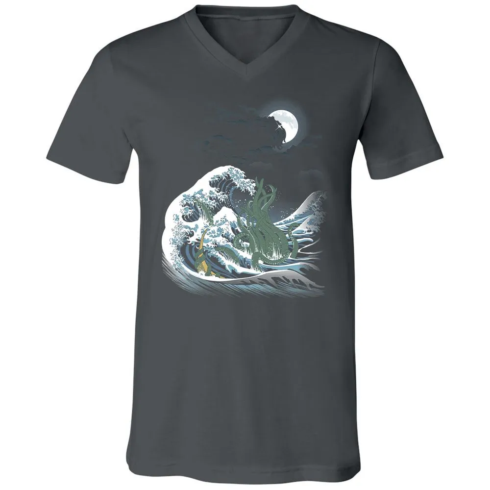 Unisex V-Neck T-Shirt - WS61455L - Asphalt - 12