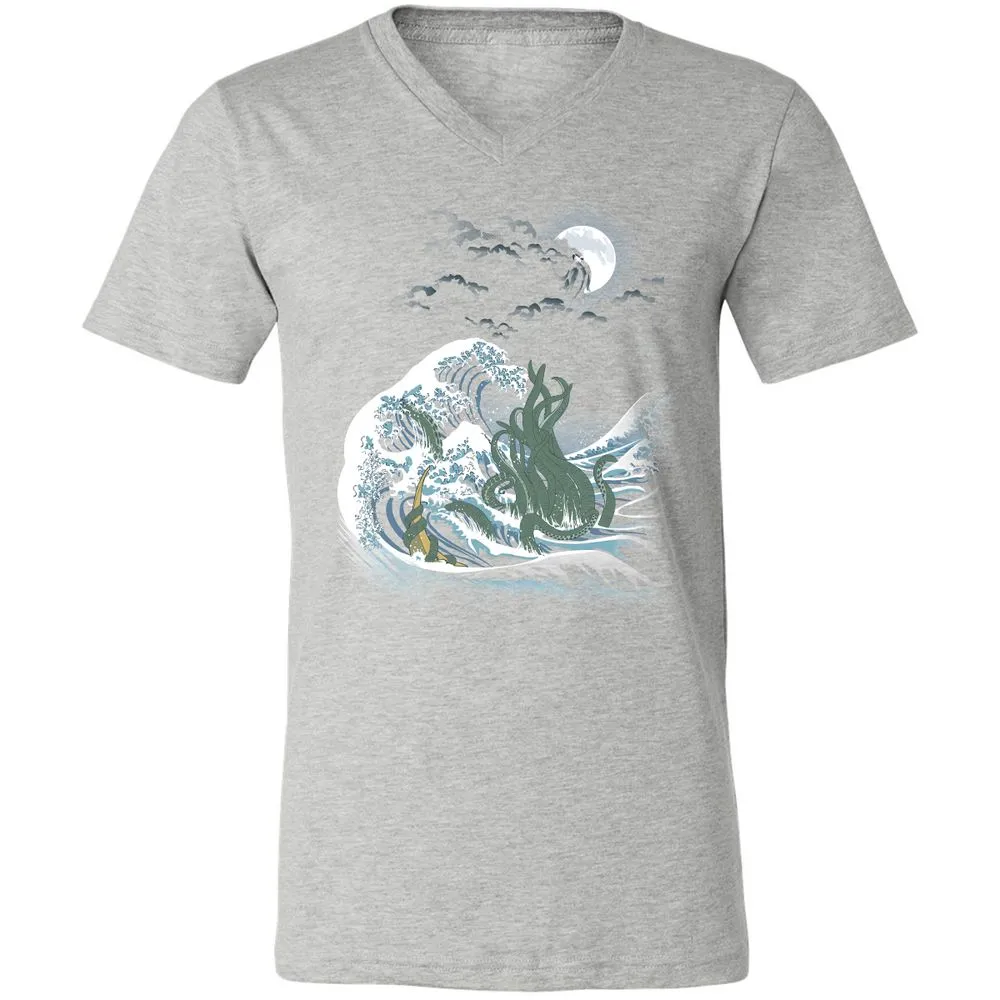 Unisex V-Neck T-Shirt - WS61455L - Athletic Heather - 7