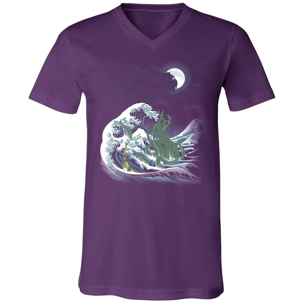 Unisex V-Neck T-Shirt - WS61455L - Team Purple - 9