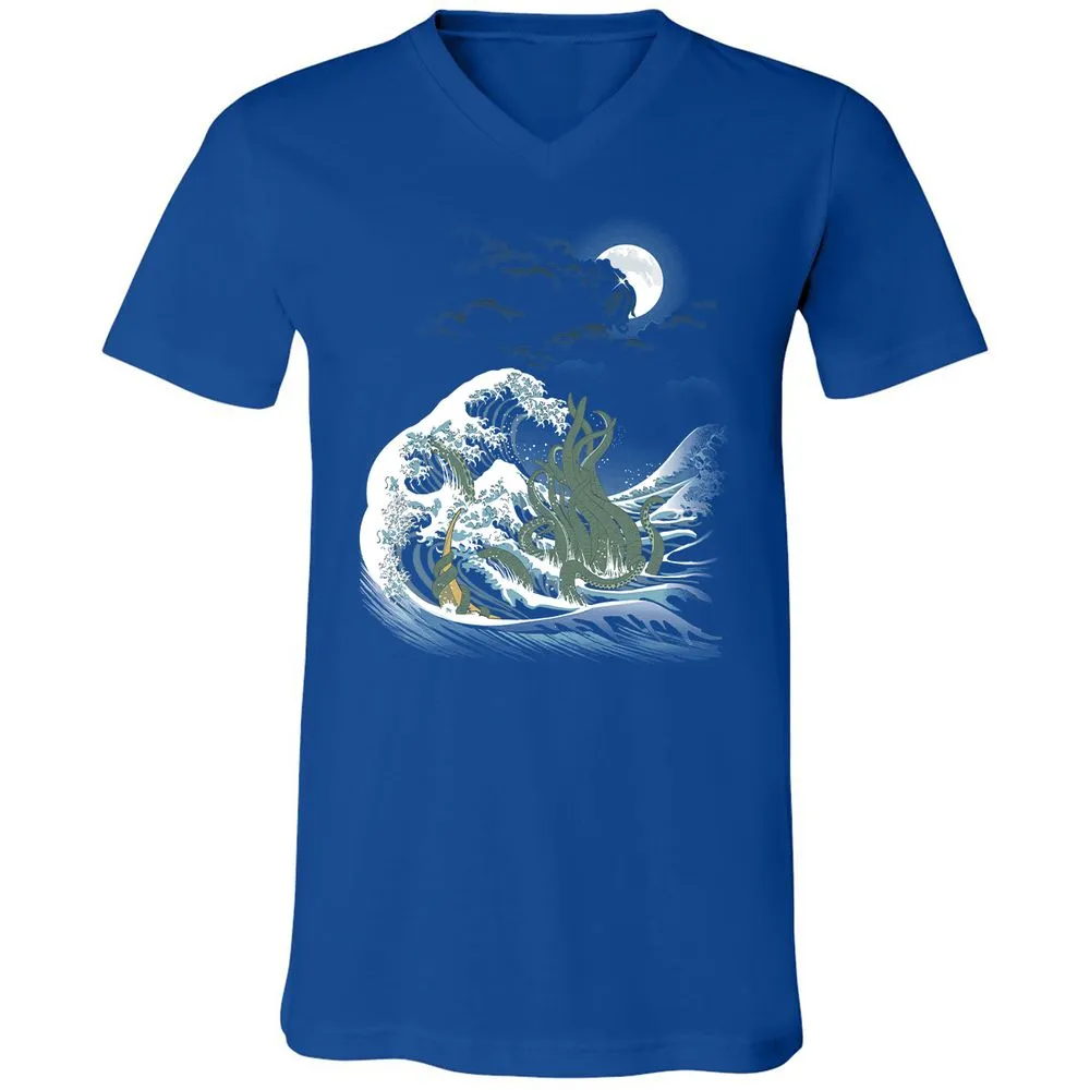 Unisex V-Neck T-Shirt - WS61455L - True Royal - 4