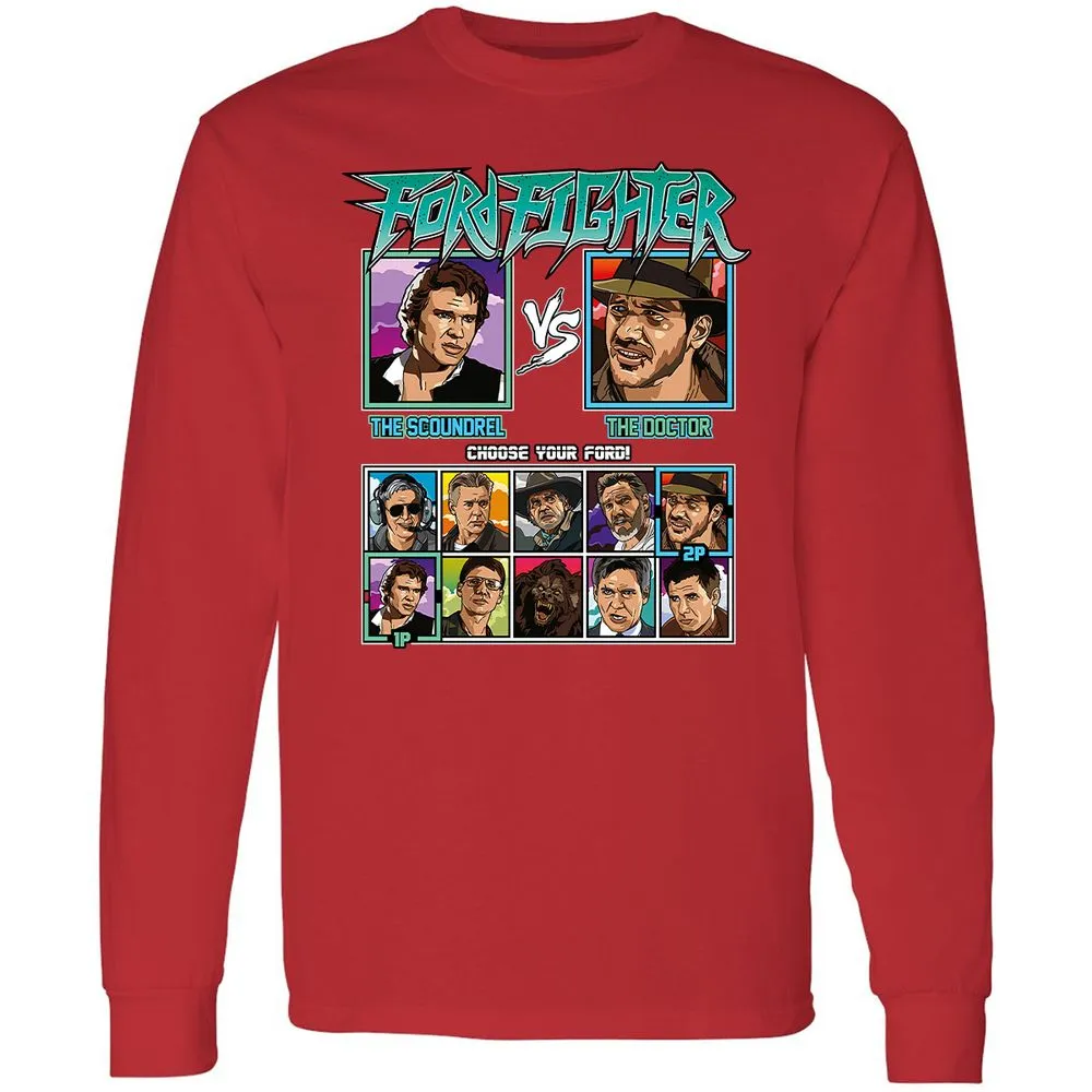 Long Sleeve T-Shirt - 7UCCLLR8 - Red - 14