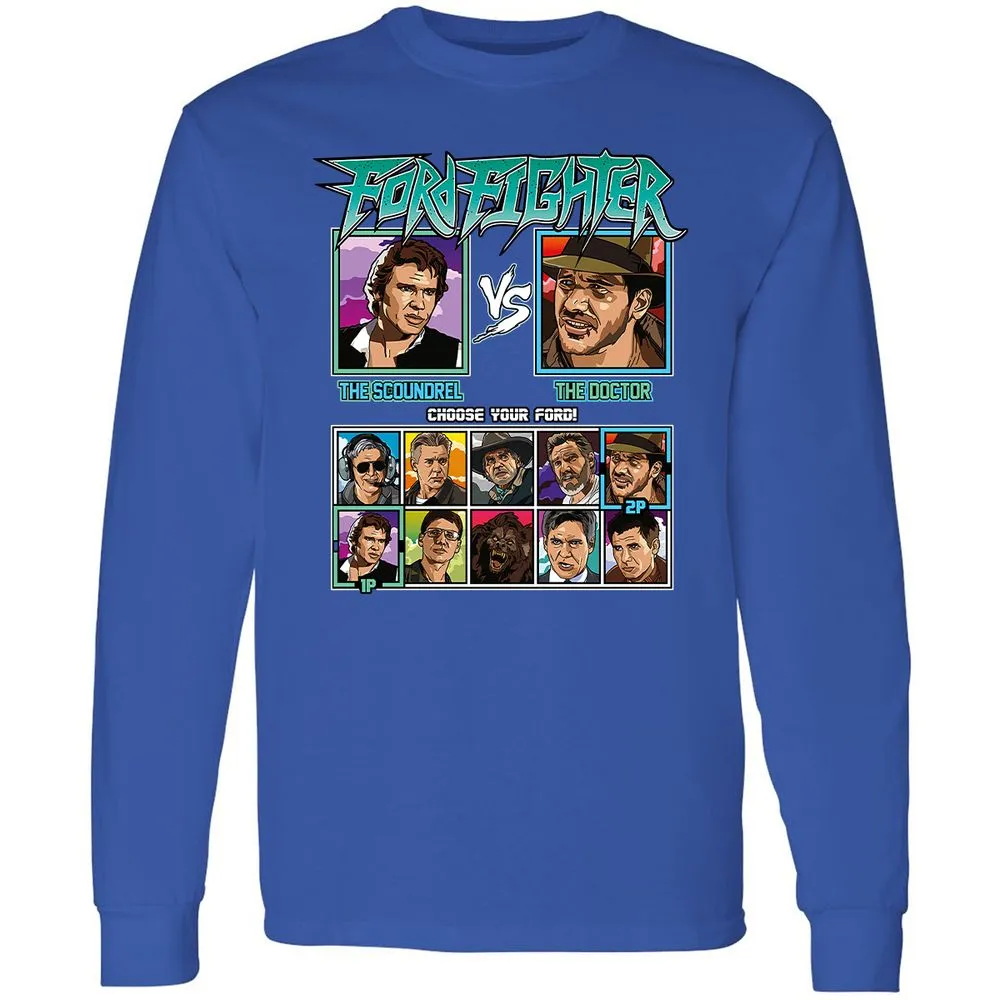 Long Sleeve T-Shirt - 7UCCLLR8 - Royal - 8