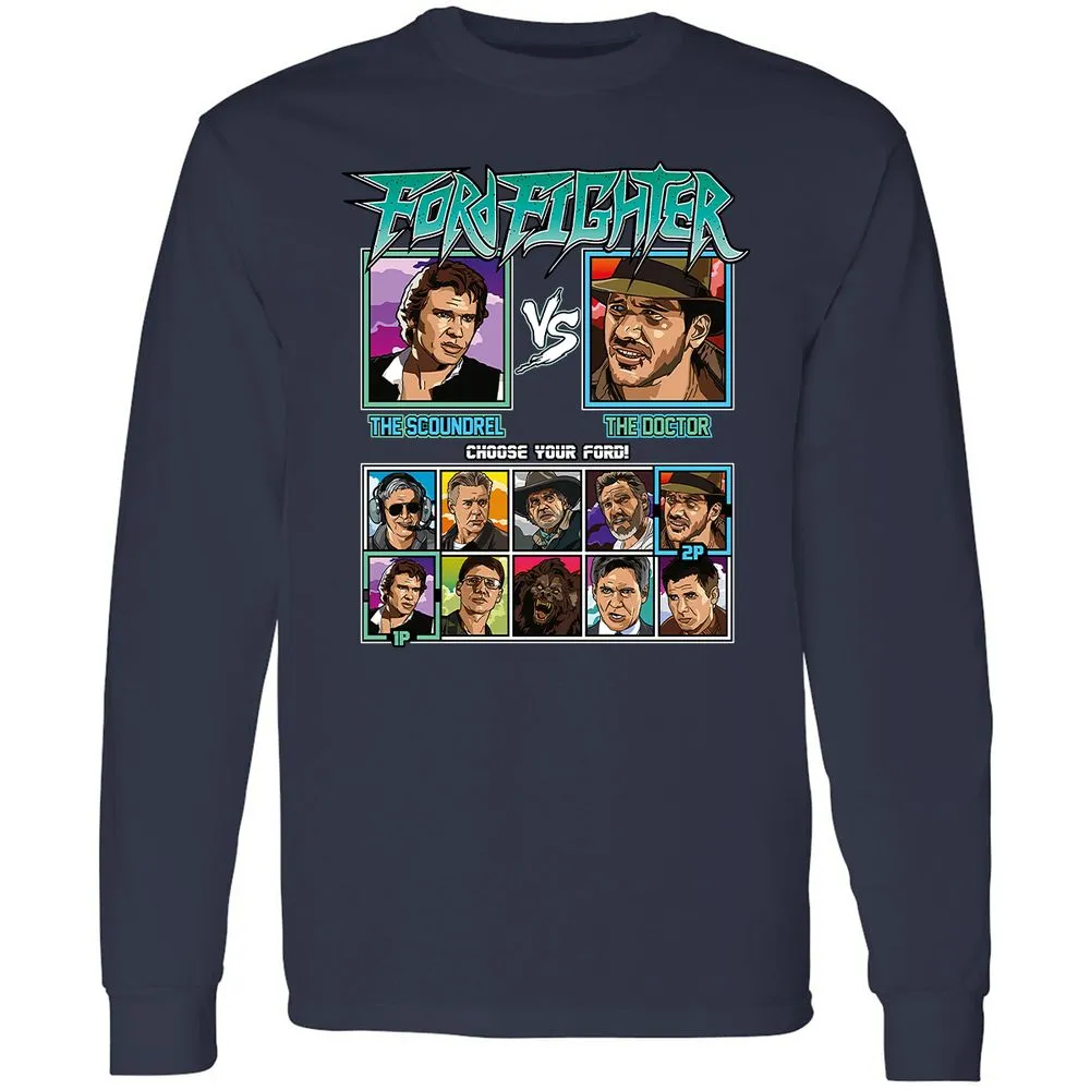 Long Sleeve T-Shirt - 7UCCLLR8 - Navy - 2