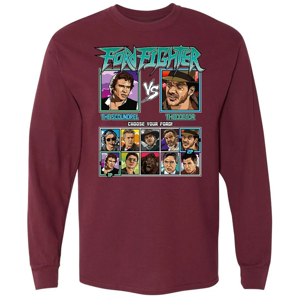 Long Sleeve T-Shirt - 7UCCLLR8 - Maroon - 11