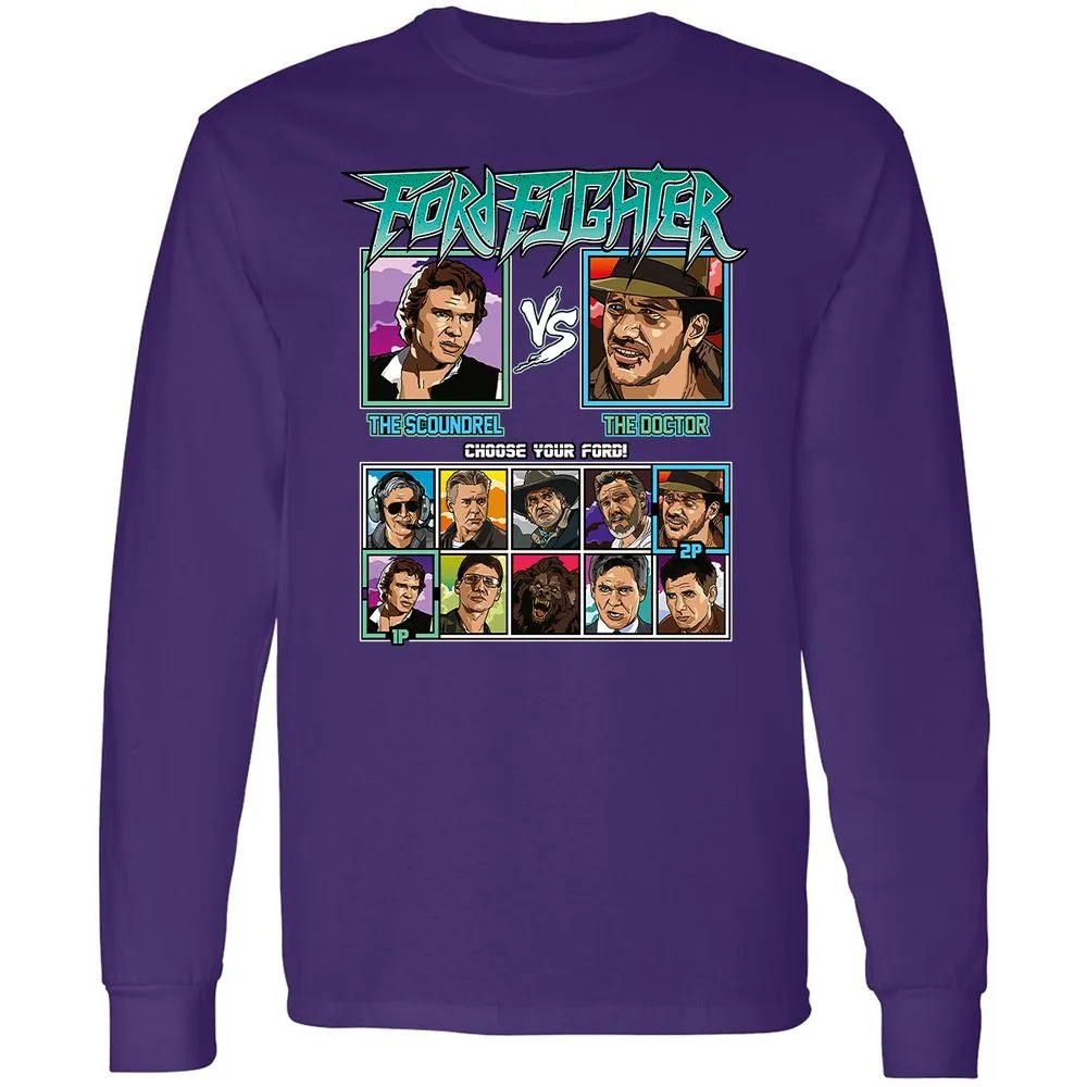 Long Sleeve T-Shirt - 7UCCLLR8 - Purple - 13