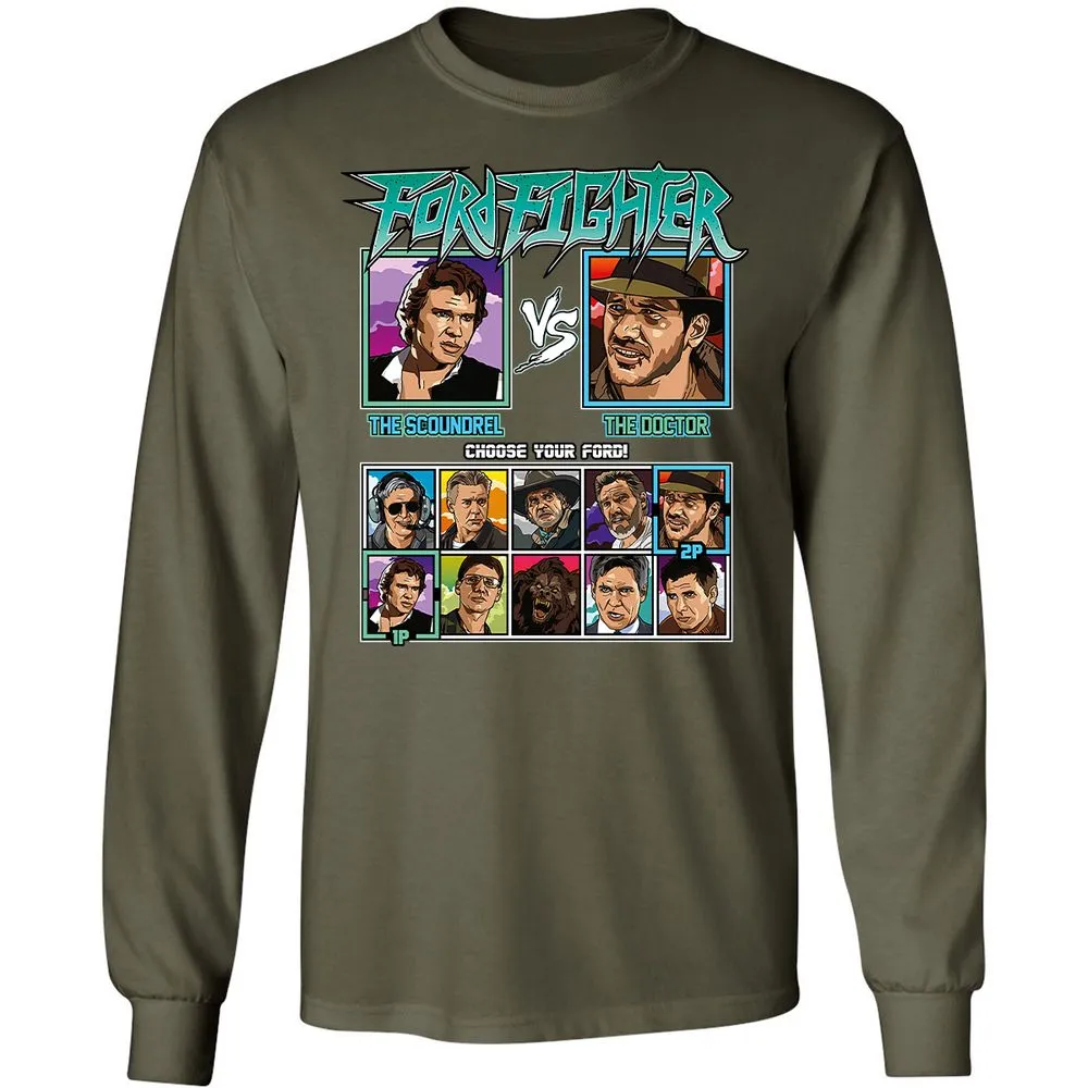 Long Sleeve T-Shirt - 7UCCLLR8 - Military Green - 16
